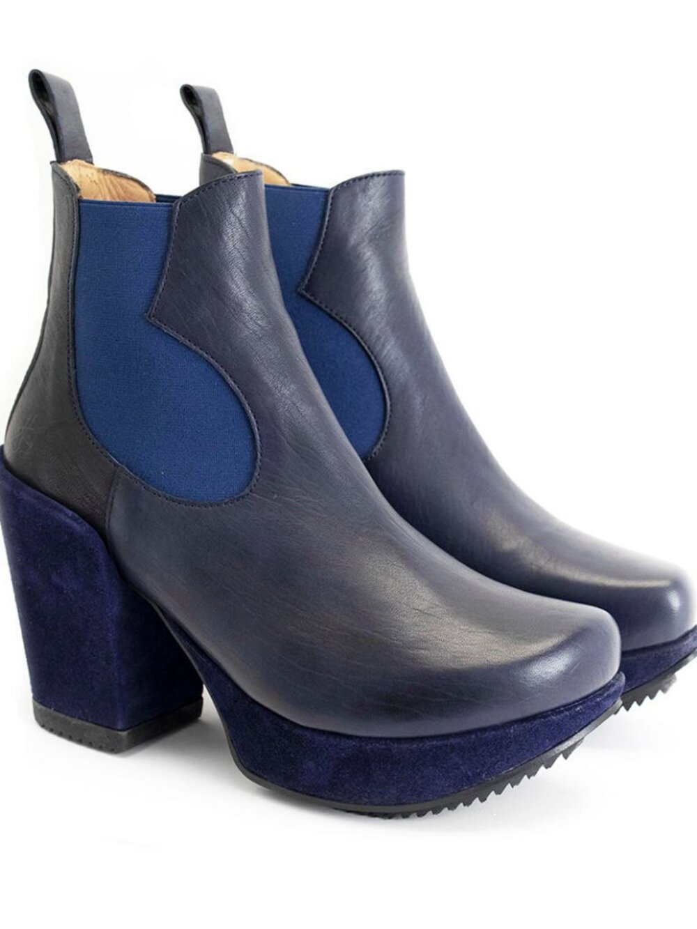 John Fluevog Prepare 2.0 Blue Tracker Boot women's 7.5